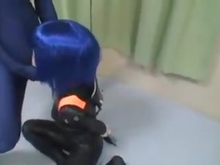 Κόμμι kigurumi δέσιμο και μπλε zentai σεξ: ελεύθερα πορνό 8a