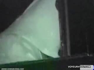 Infrared kamera voyeur automašīna netīras filma filming